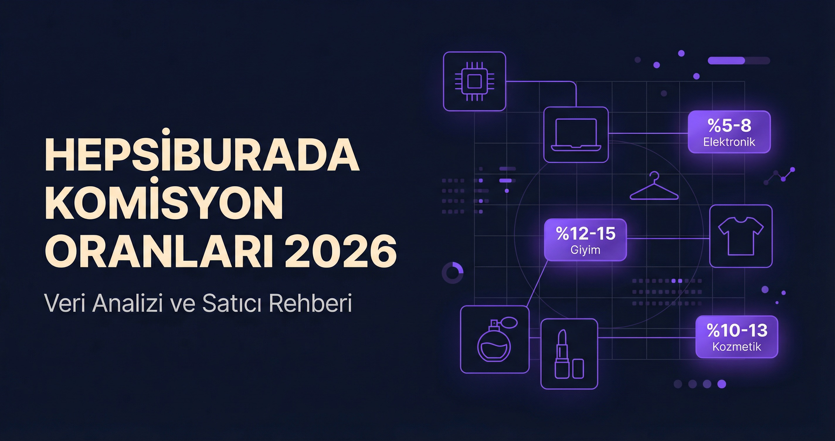 Hepsiburada Komisyon Oranları 2026 - Güncel Kategori Tablosu
