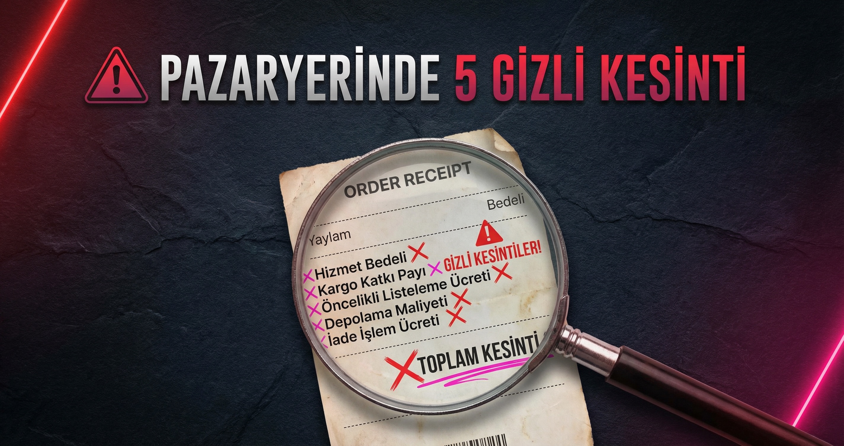 Pazaryerinde Gerçek Kârınızı Neden Bilmiyorsunuz? (5 Gizli Kesinti)